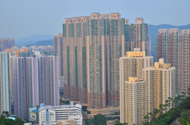 12 Temmuz 2013 Tiu Keng Leng 'deki modern iskan binası.