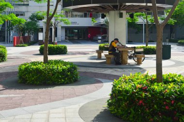 2013 May 24 the landscape of Pui Shing Garden, hong kong