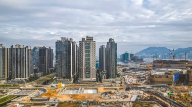 the Development area at Kai Tak, Hong Kong 5 Feb 2023