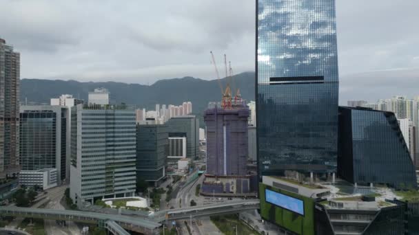 Paisagem Urbana Escritório Kai Tak Hong Kong Fev 2023 — Vídeo de Stock