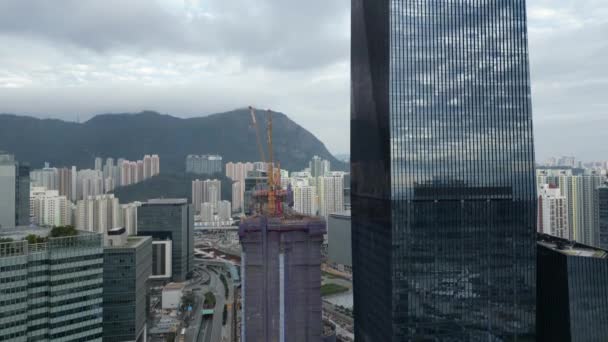 Paisagem Urbana Escritório Kai Tak Hong Kong Fev 2023 — Vídeo de Stock