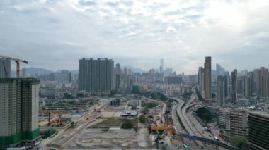 the Development area at Kai Tak, Hong Kong 5 Feb 2023