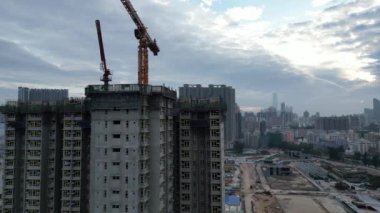 the Development area at Kai Tak, Hong Kong 5 Feb 2023