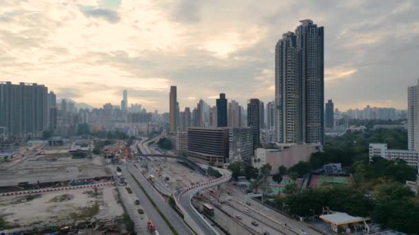 Kai Tak Top Kilátás Hong Kong Város Febr 2023 — Stock videók