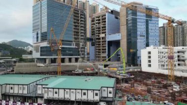  Buildings under construction. Office buildings. hk 7 Feb 2023