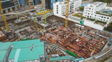 a Building under construction. Office building. hk 7 Feb 2023