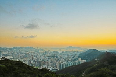 1 June 2013 Nigh view at the kowloon peak, HK City view