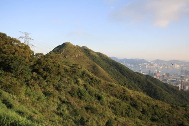 a landscape of Jat Incline, kowloon peak, hk