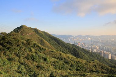 a landscape of Jat Incline, kowloon peak, hk
