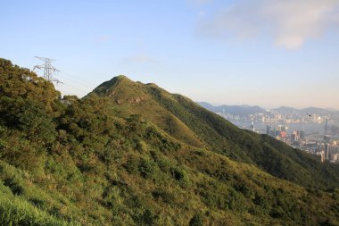 a landscape of Jat Incline, kowloon peak, hk