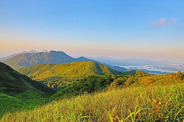a landscape of Jat Incline, kowloon peak, hk