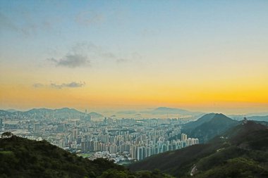 1 June 2013 Nigh view at the kowloon peak, HK City view