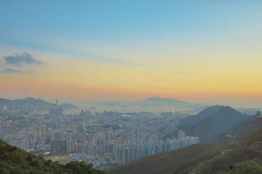 1 June 2013 Nigh view at the kowloon peak, HK City view