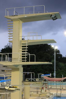 2013 Sept 2 Diving Platforms, Victoria Park Swimming Pool Complex