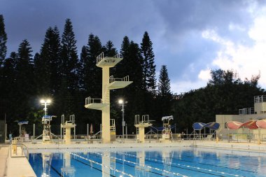 2013 Sept 2 Diving Platforms, Victoria Park Swimming Pool Complex