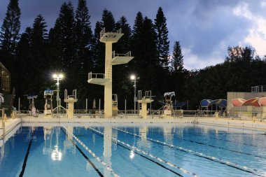 2013 Sept 2 Diving Platforms, Victoria Park Swimming Pool Complex