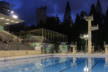 2013 Sept 2 Diving Platforms, Victoria Park Swimming Pool Complex