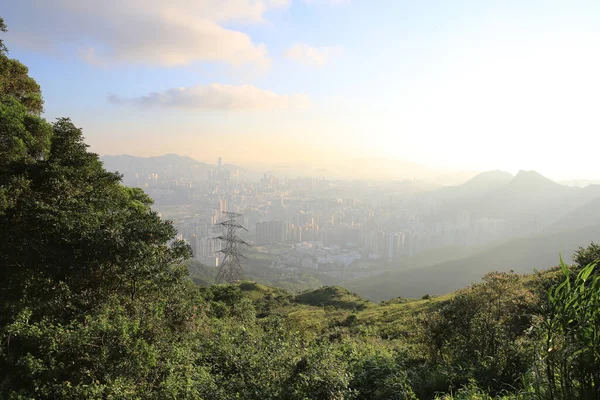 1 June 2013 hiking trail and radio station at Kowloon Peak, Hong Kong