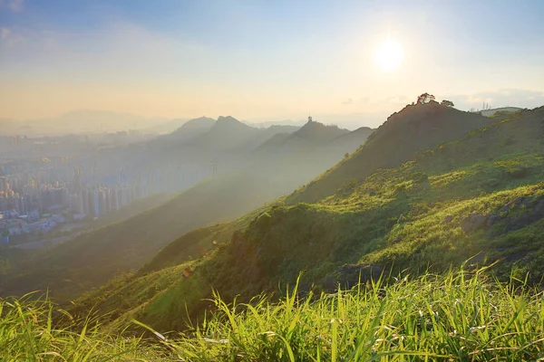 1 June 2013 hiking trail and radio station at Kowloon Peak, Hong Kong