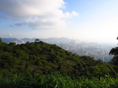 1 June 2013 a hiking trail at Kowloon Peak, Hong Kong