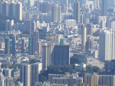 1 June 2013 the Kowloon residential building, Cityscape and skyline
