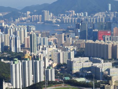 1 June 2013 the Kowloon residential building, Cityscape and skyline