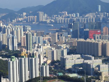1 June 2013 the Kowloon residential building, Cityscape and skyline
