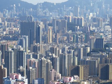 1 June 2013 the Kowloon residential building, Cityscape and skyline