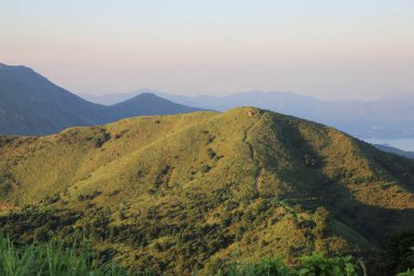 a landscape of Jat Incline, kowloon peak, hk