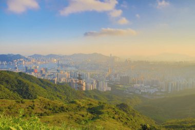 1 June 2013 Nigh view at the kowloon peak, HK City view