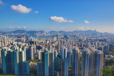 1 June 2013 the Kowloon residential building, Cityscape and skyline