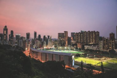 2013 June 20 the night Happy Valley district, Hong Kong island