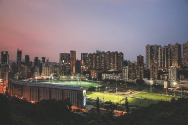 2013 June 20 the night Happy Valley district, Hong Kong island