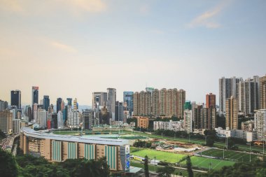 2013 June 20 Happy Valley district, famous for its horse racecourse in