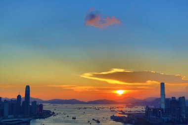 HK Skyline, View from the Red Incense Burner Summit 31 May 2013