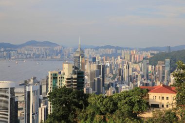 2 June 2013 View from the Peak, hong kong skyline