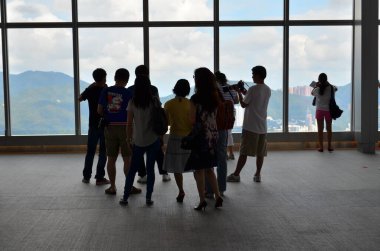 Interior of Sky100 on the 100th floor 6 July 2013