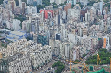 a city scape of Kowloon , hong kong 6 July 2013