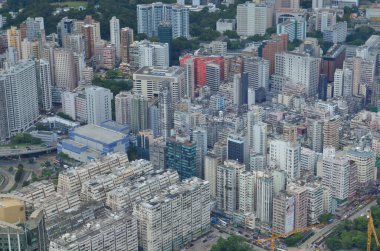 a city scape of Kowloon , hong kong 6 July 2013