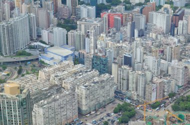 a city scape of Kowloon , hong kong 6 July 2013