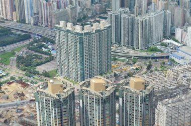 a city scape of Kowloon , hong kong 6 July 2013