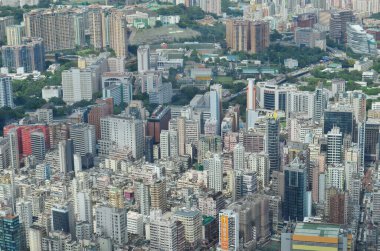 a city scape of Kowloon , hong kong 6 July 2013