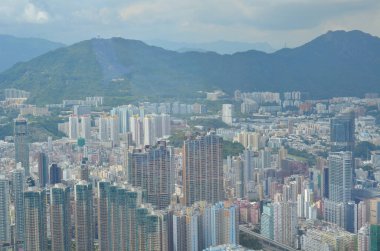 a city scape of Kowloon , hong kong 6 July 2013