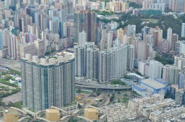 a city scape of Kowloon , hong kong 6 July 2013