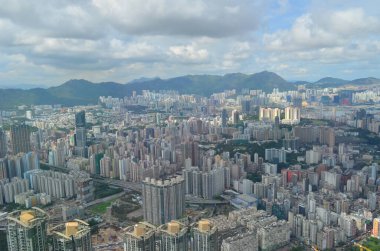 a city scape of Kowloon , hong kong 6 July 2013