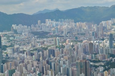a city scape of Kowloon , hong kong 6 July 2013