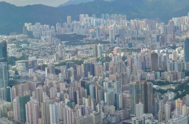 a city scape of Kowloon , hong kong 6 July 2013