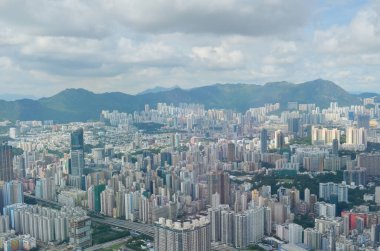 a city scape of Kowloon , hong kong 6 July 2013