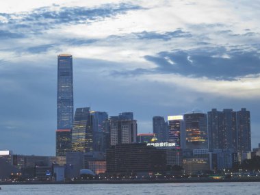 30 may 2013 a skyline of Hong kong from victoria harbour