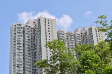 apartment building, residential building tko Hong Kong. 1 June 2013